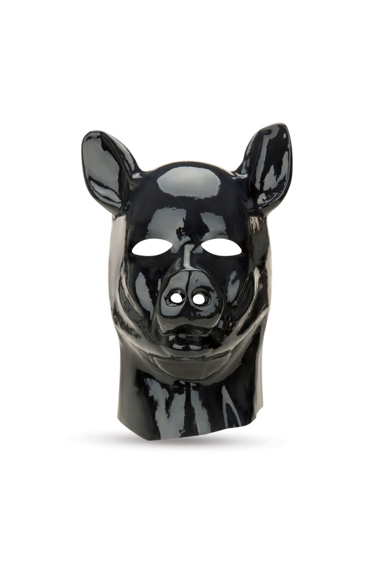 POWER LED-Latex Mask, Prowler Red, Pig model, Black 1