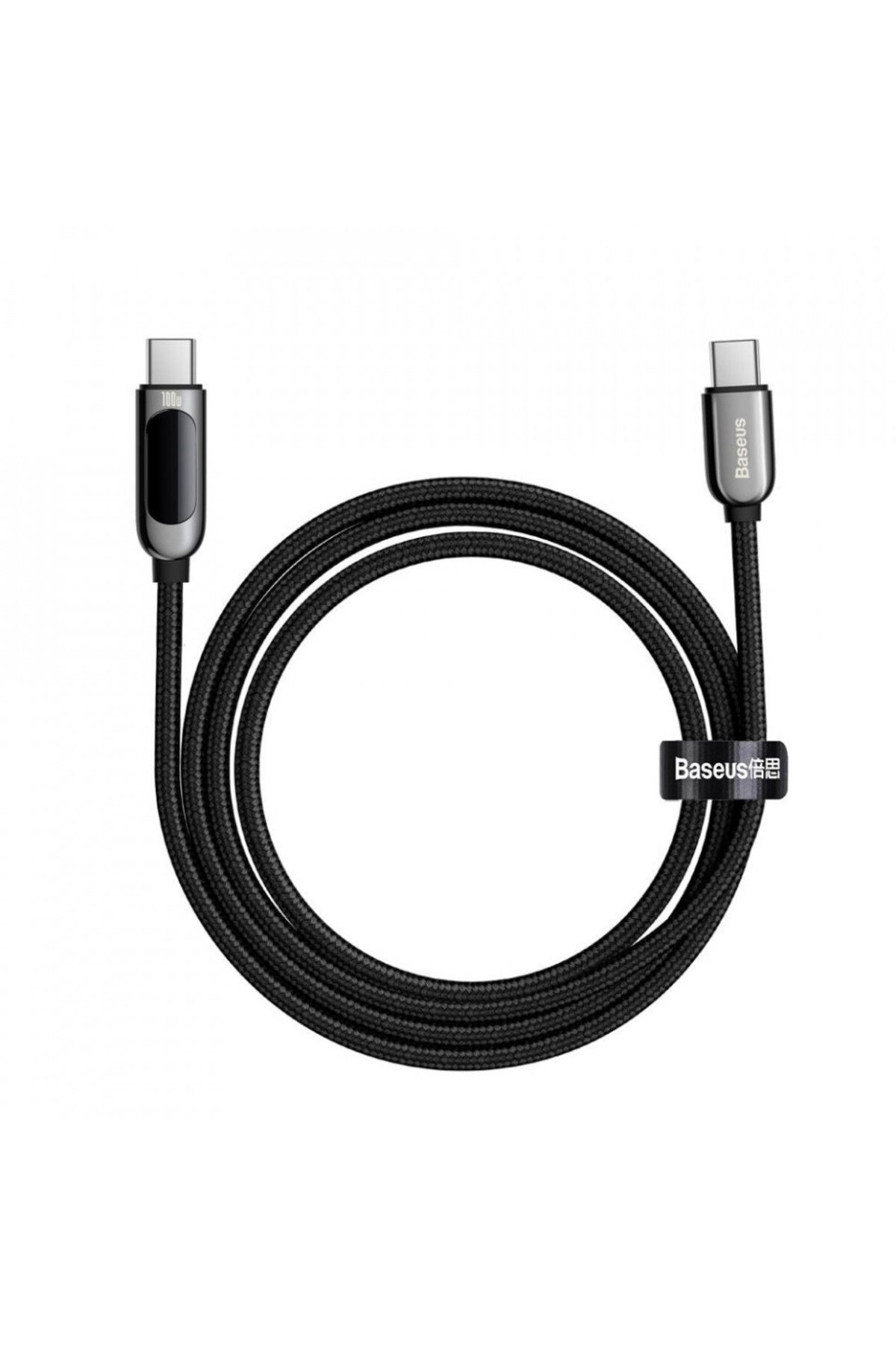 Baseus-Type-C to Type-C data cable, 100W, 2m, Baseus Display (CATSK-C01) - Black 3