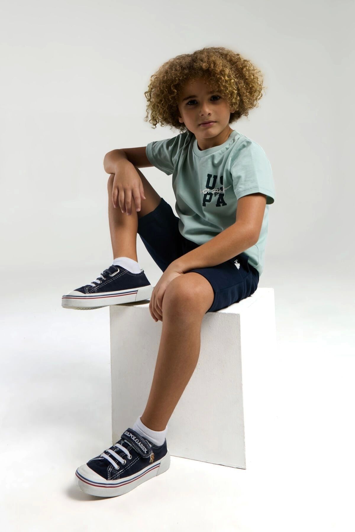 U.S. Polo Assn. ERKEK GARSON BERMUDA TAKIM - SU YEŞİLİ