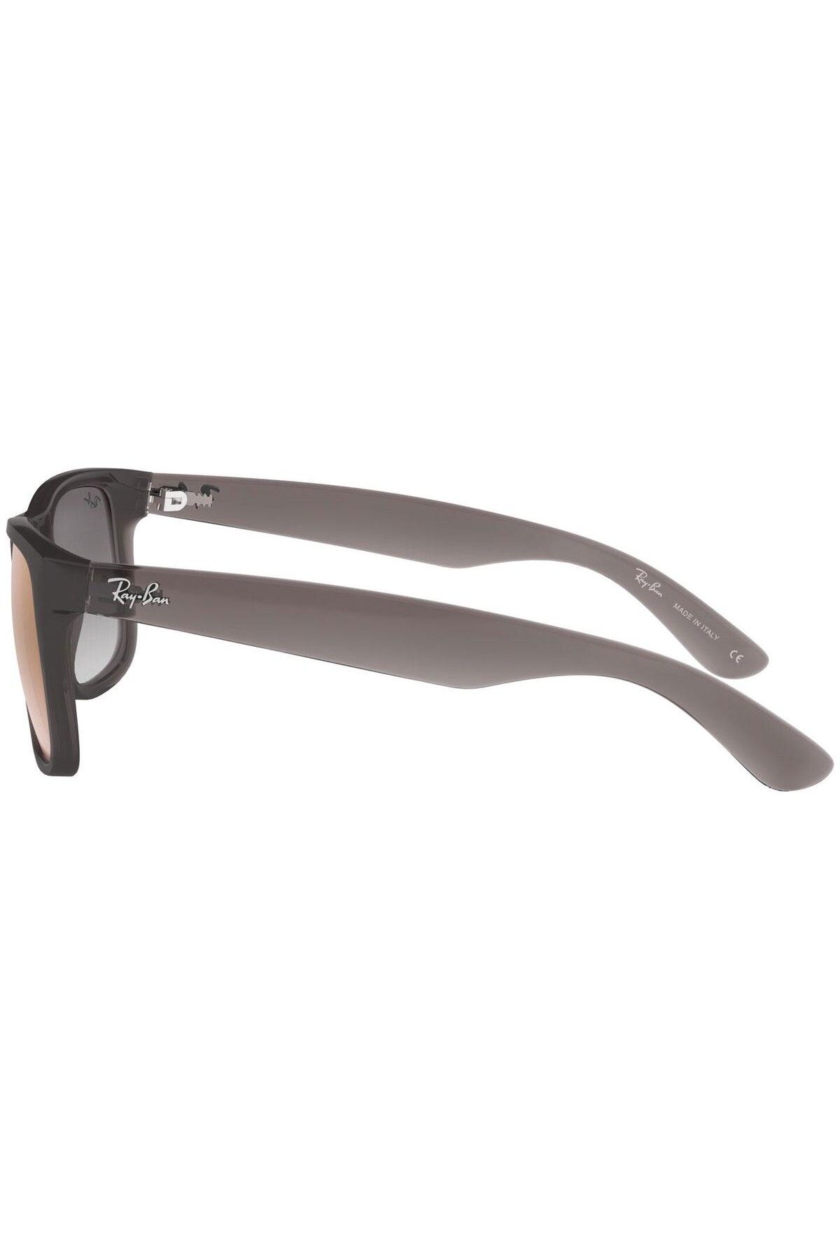 Ray-Ban-Ray‑Ban RB4165 Justin 606/U0 – Unisex, Transparent Grey, Lentile Grey Gradient Mirror Red, Mărime 55 4