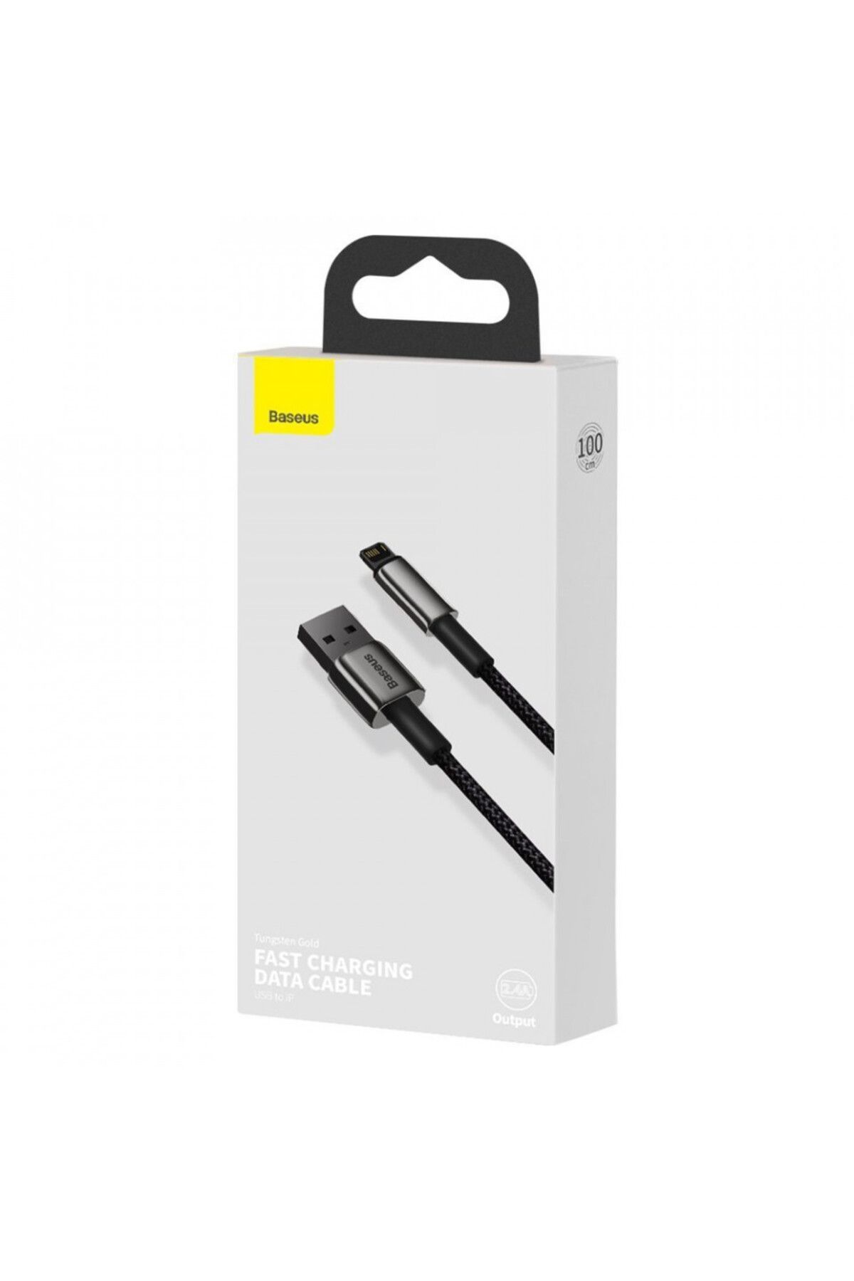 Baseus-USB to Lightning data cable, 2.4A, 1m, (CALWJ-01) - Black 7