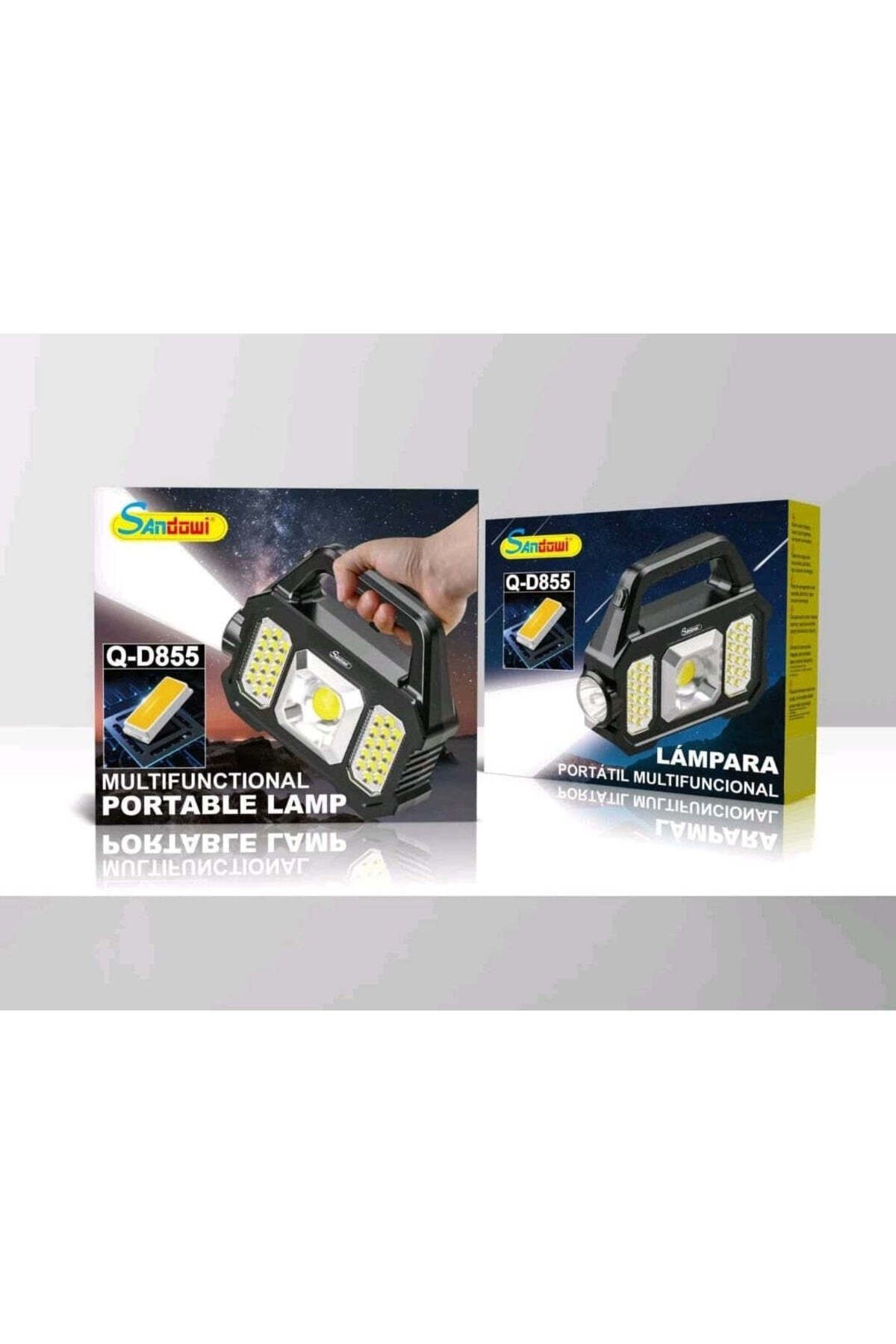 divendi-ro-Solar LED Solar Lantern with COB 5W Side COB 5W 6 Illumination Modes, with handle 7