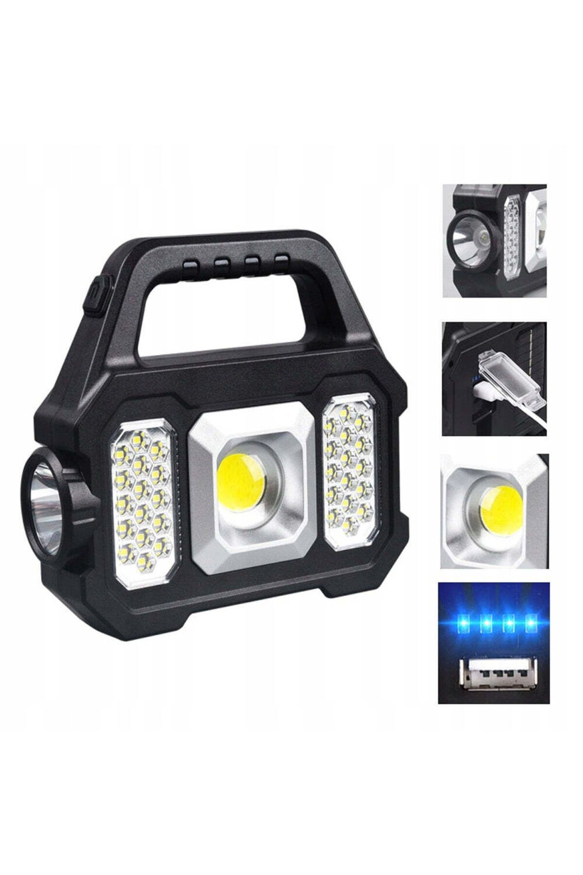 divendi-ro-Solar LED Solar Lantern with COB 5W Side COB 5W 6 Illumination Modes, with handle 6