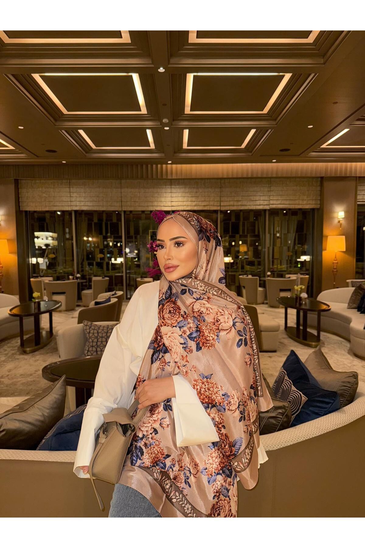 CUOCA LOUNGE BLUSS BLOOM PAMUK İPEK ŞAL