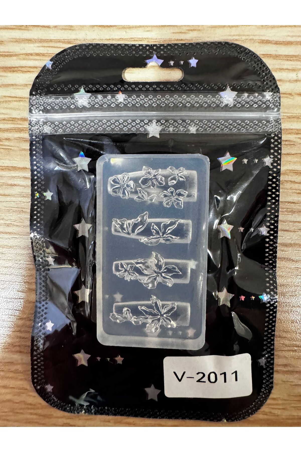 Fontenay Nail Art Desen Kalıbı, Charm Tırnak Süsleme 3D Silikon Kalıp V-2011
