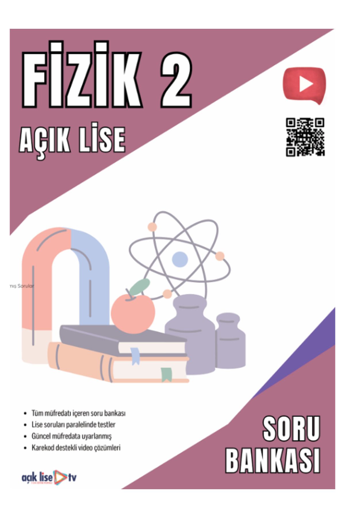 Açık Lise TV Açık Lise FİZİK 2 - SORU BANKASI - Güncel Müfredat