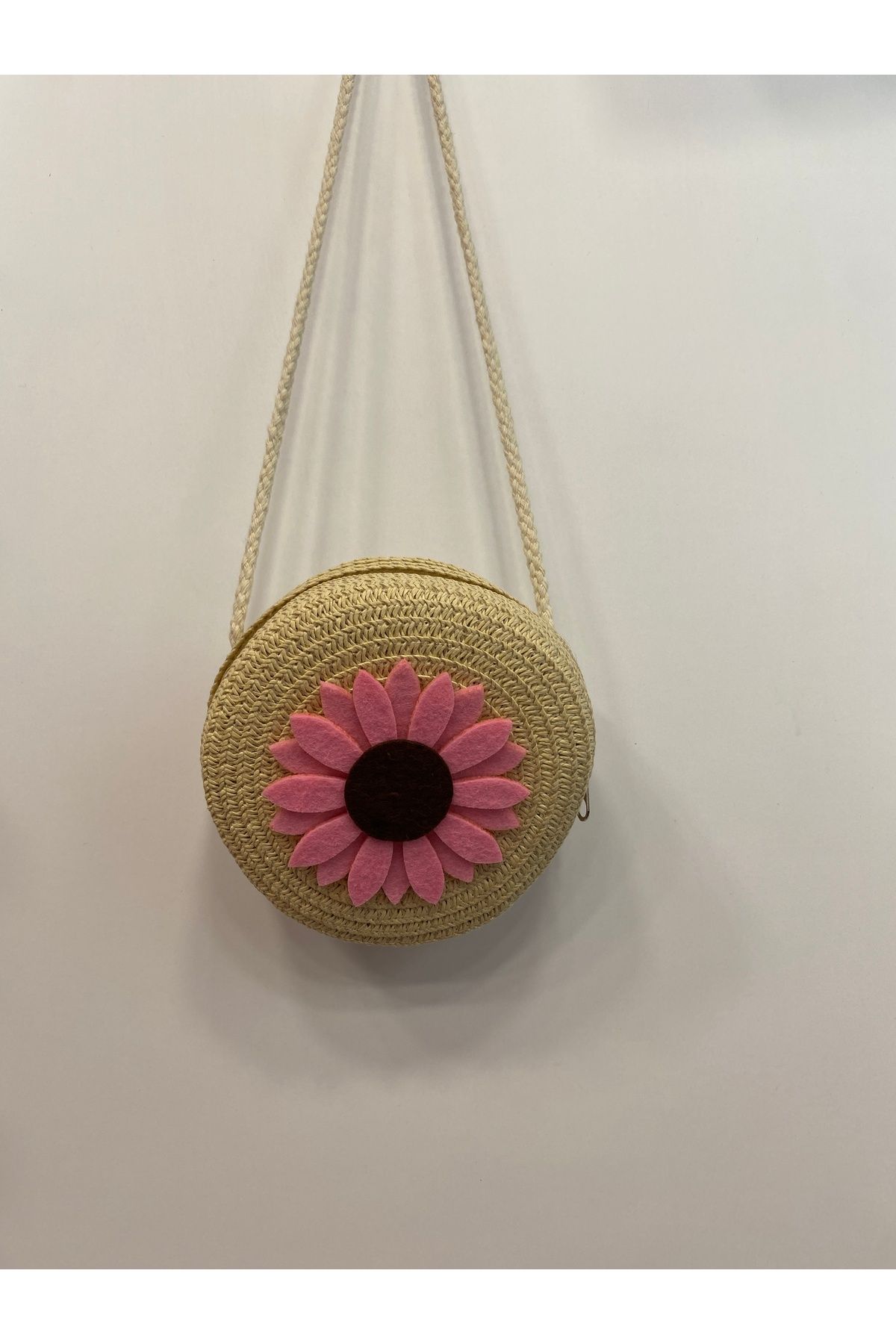 so'lis collection Hasır Çiçekli Çanta /Genç/Çocuk/Yetişkin