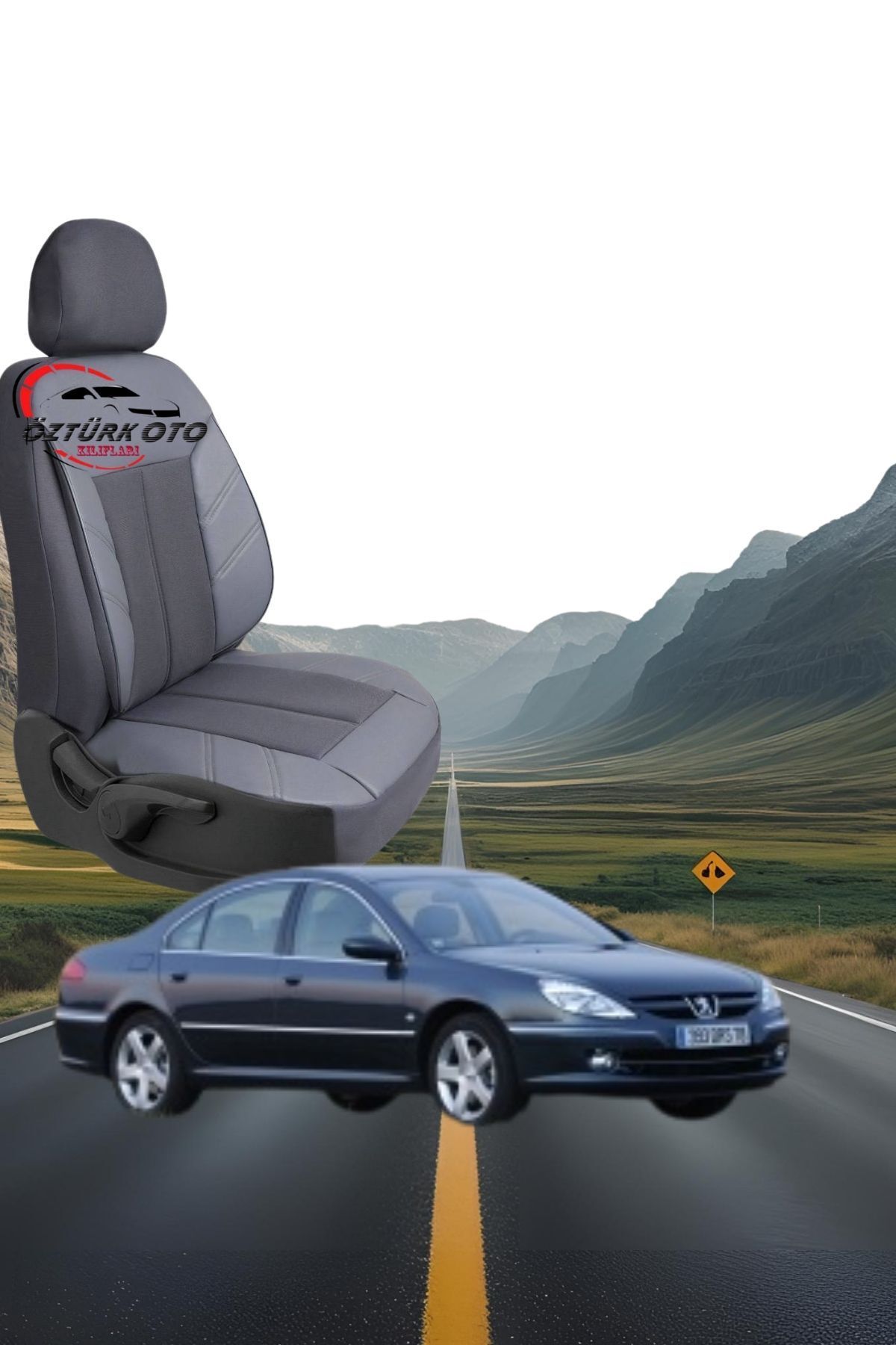 MEVLÜT ÖZTÜRK OTO KILIFLARI Akik Serisi Peugeut 607 Tam Set Oto Koltuk Kılıfı