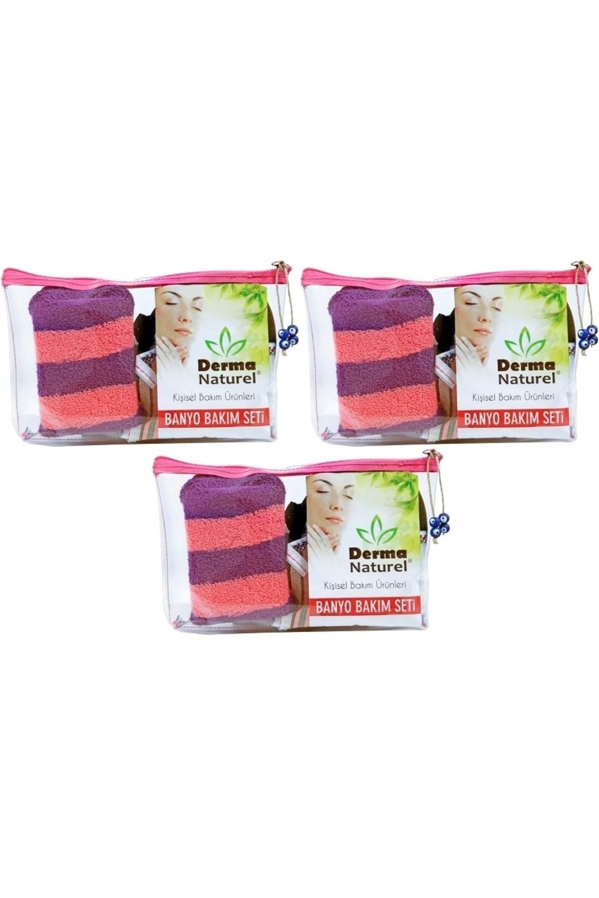 Derma Naturel Banyo Bakım Seti 4 Parça (3 Lü Set)