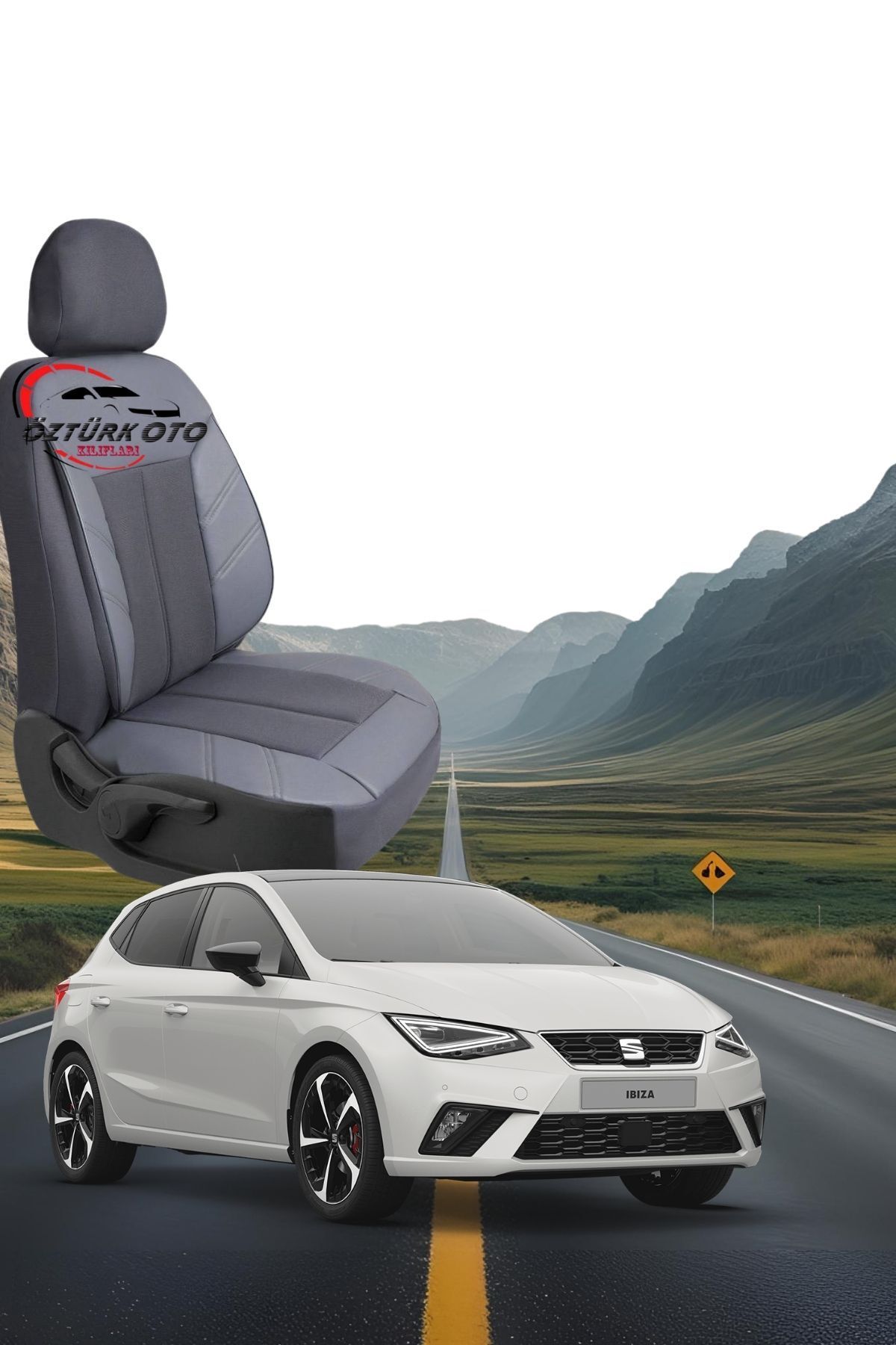 MEVLÜT ÖZTÜRK OTO KILIFLARI Akik Serisi Seat İbiza Tam Set Oto Koltuk Kılıfı
