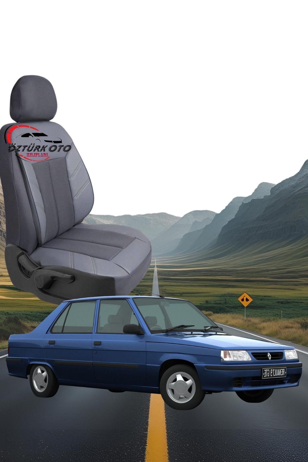 MEVLÜT ÖZTÜRK OTO KILIFLARI Akik Serisi Renault 9 Tam Set Oto Koltuk Kılıfı