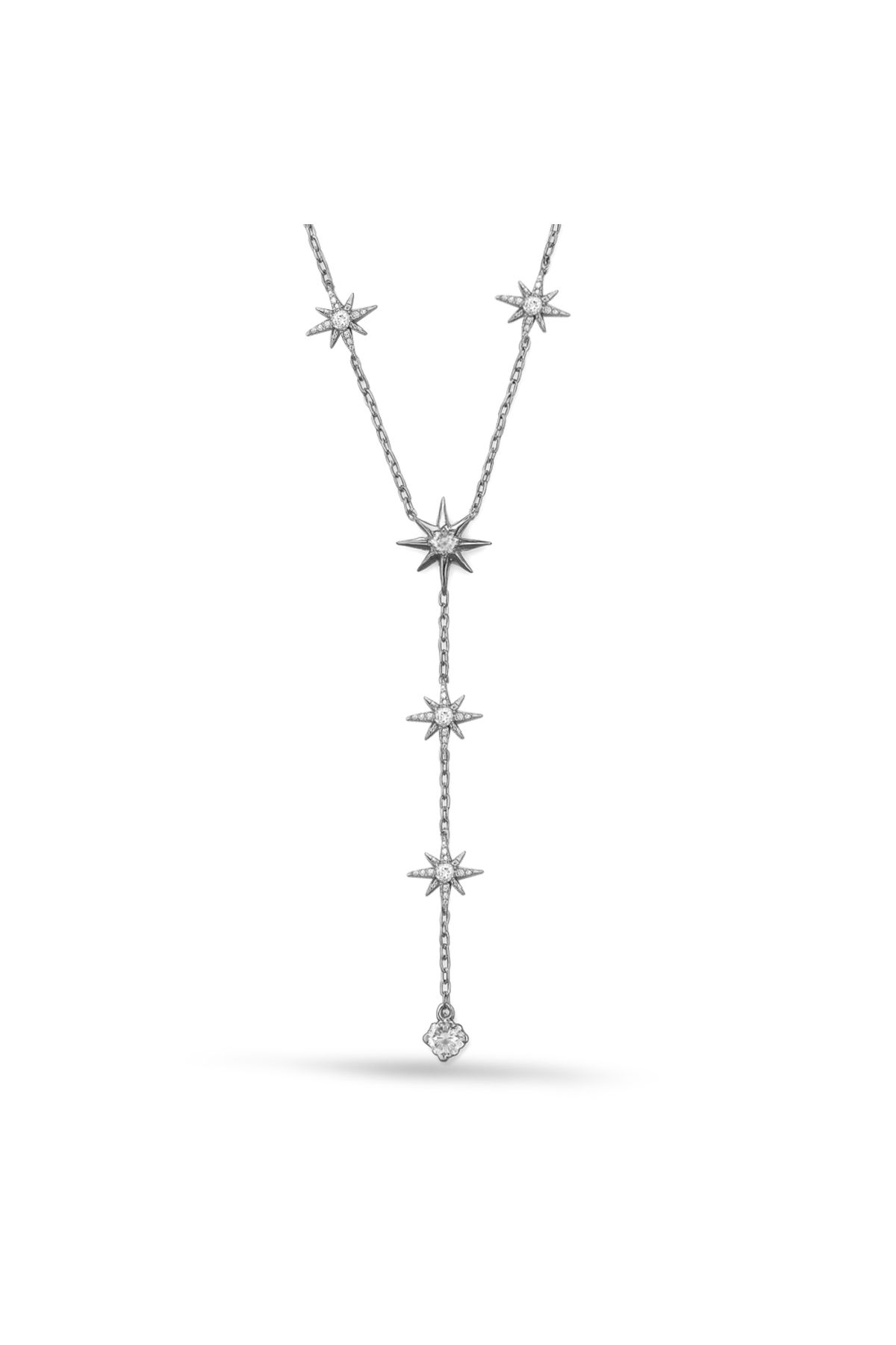 Silveranka 925 Ayar Gümüş Sirius Yıldız Y Kolye