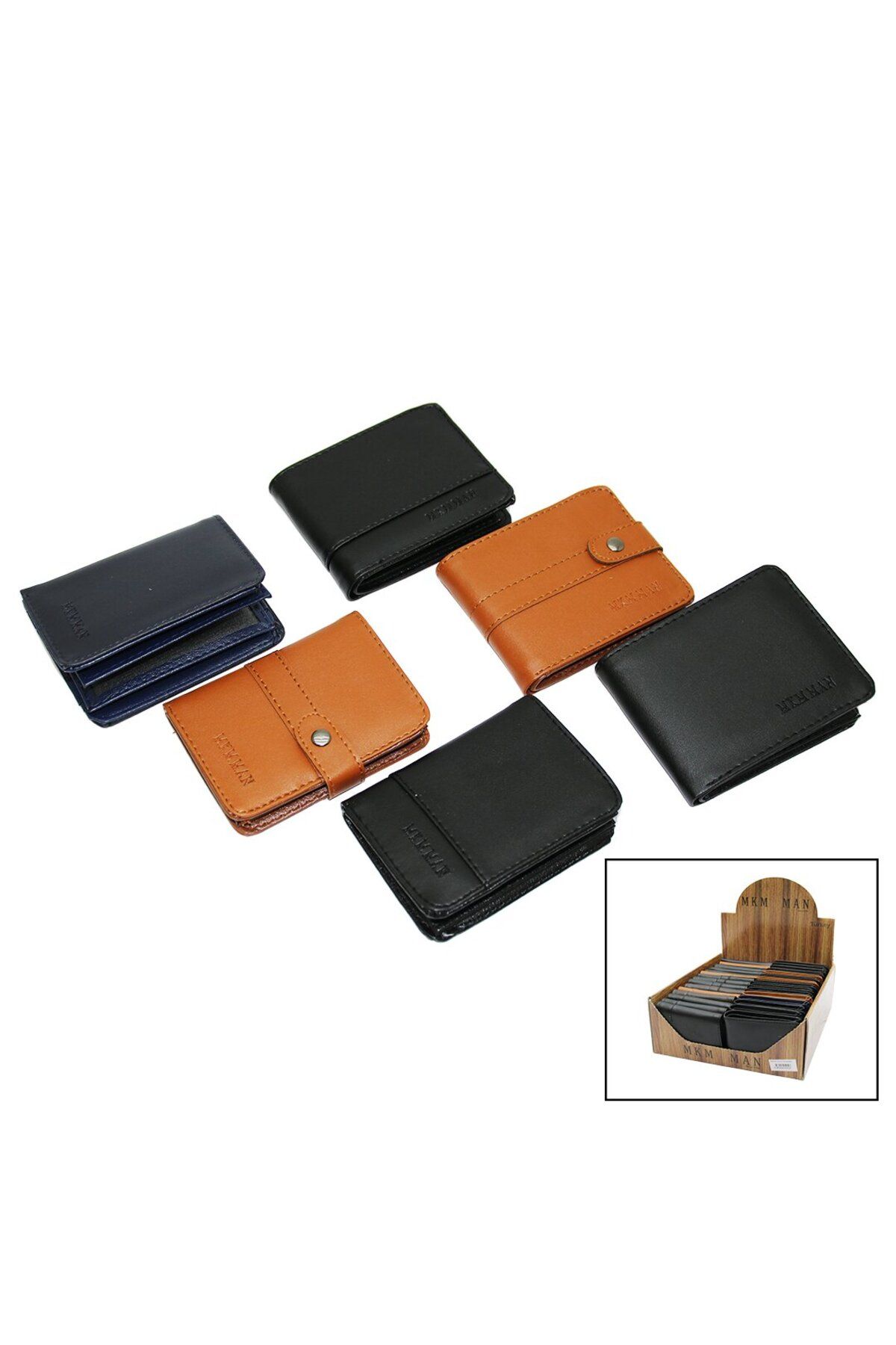 Mena Rise BlackShop MAN SADE SUNİ DERİ DESİGN CÜZDAN 1064272