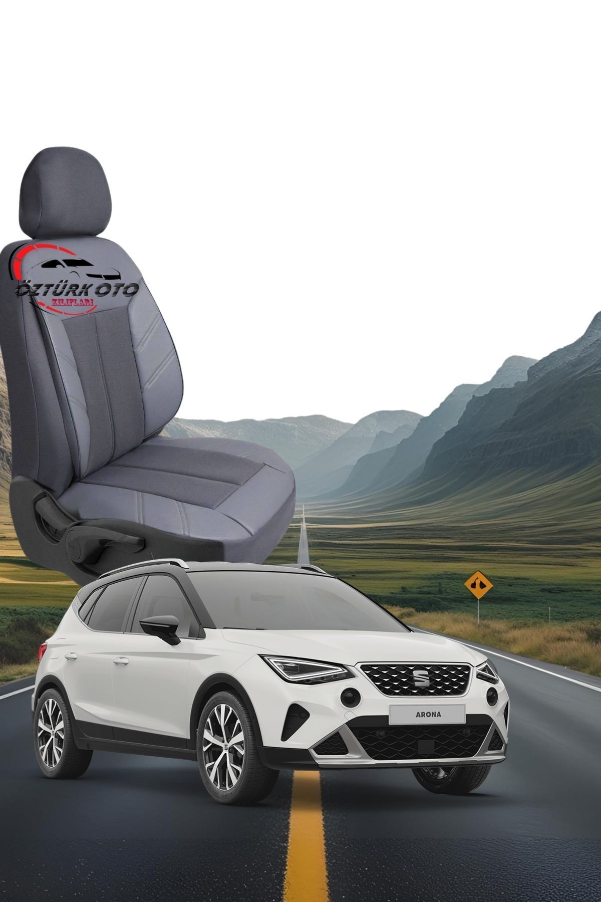 MEVLÜT ÖZTÜRK OTO KILIFLARI Akik Serisi Seat Arona Tam Set Oto Koltuk Kılıfı