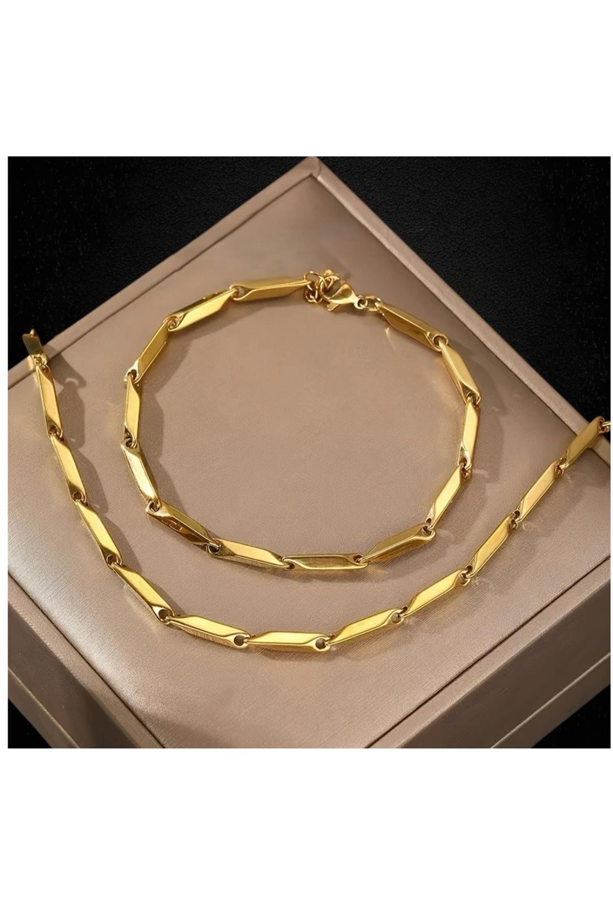 shop Çelik kolye bileklik set