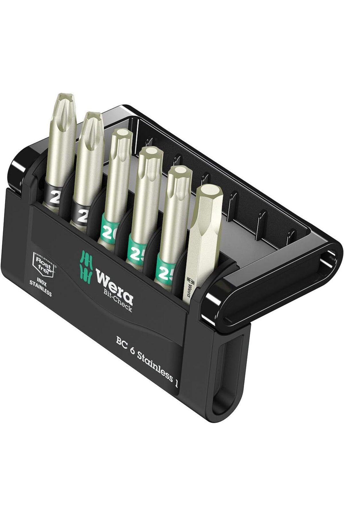 Mena Rise BlackShop Uç Seti, Bit-Check 6 Stainless 1 SB, 6-Parça, 05073634001 1064272