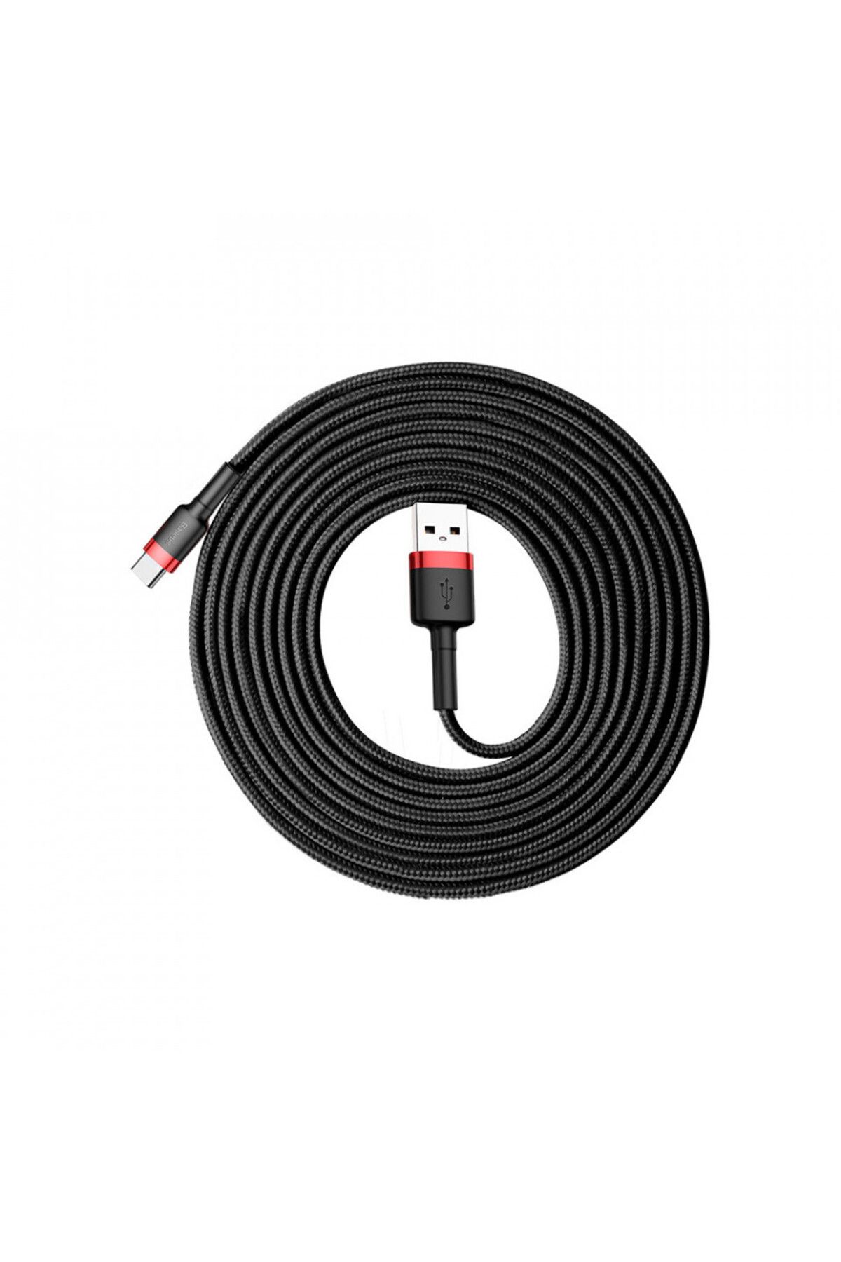 Baseus-Usb Type-c Data Cable, 2a, 3m - Cafule (CATKLF-U91) - Red Black 7
