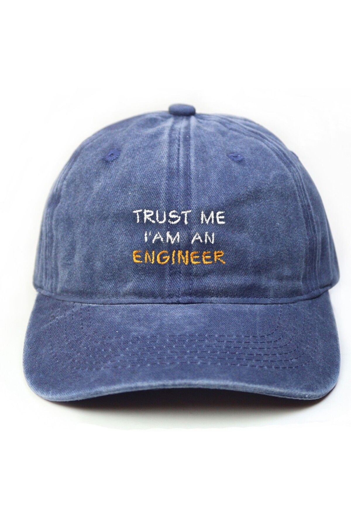 T-FUNNY Mühendis Şapka, Trust me i'm an Engineer Yıkamalı Şapka