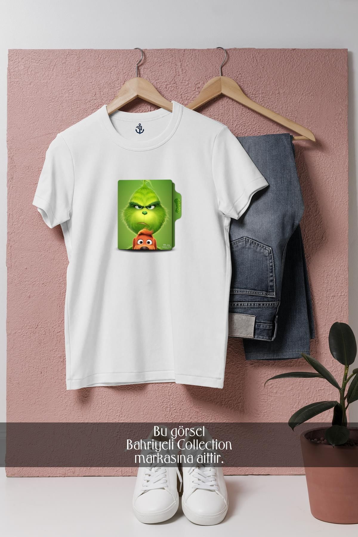 Bahriyeli Collection Oversize The Grinch Tasarımlı Unisex T-Shirt