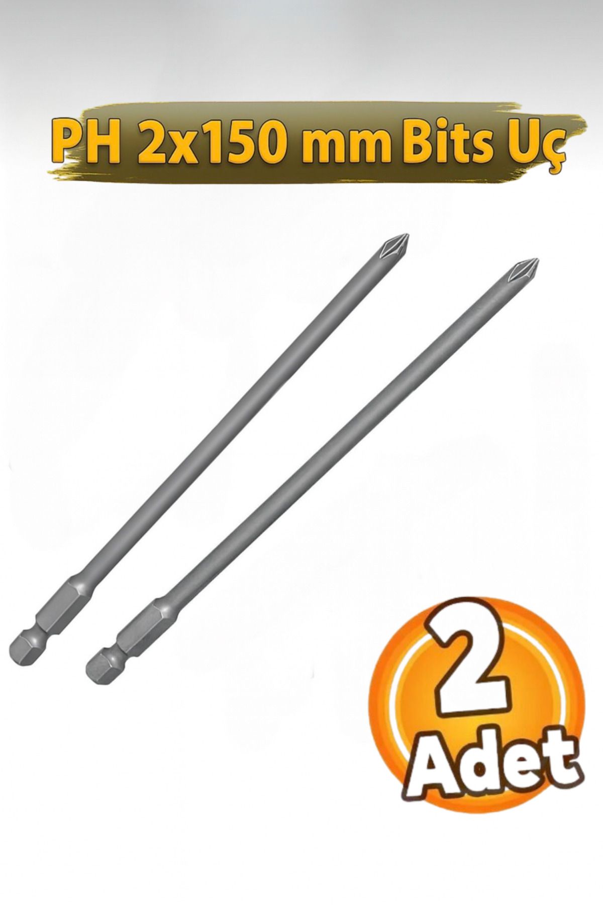 CT Tools Yıldız PH2 Bits Uç 150 mm Matkap Ucu (2 Adet)