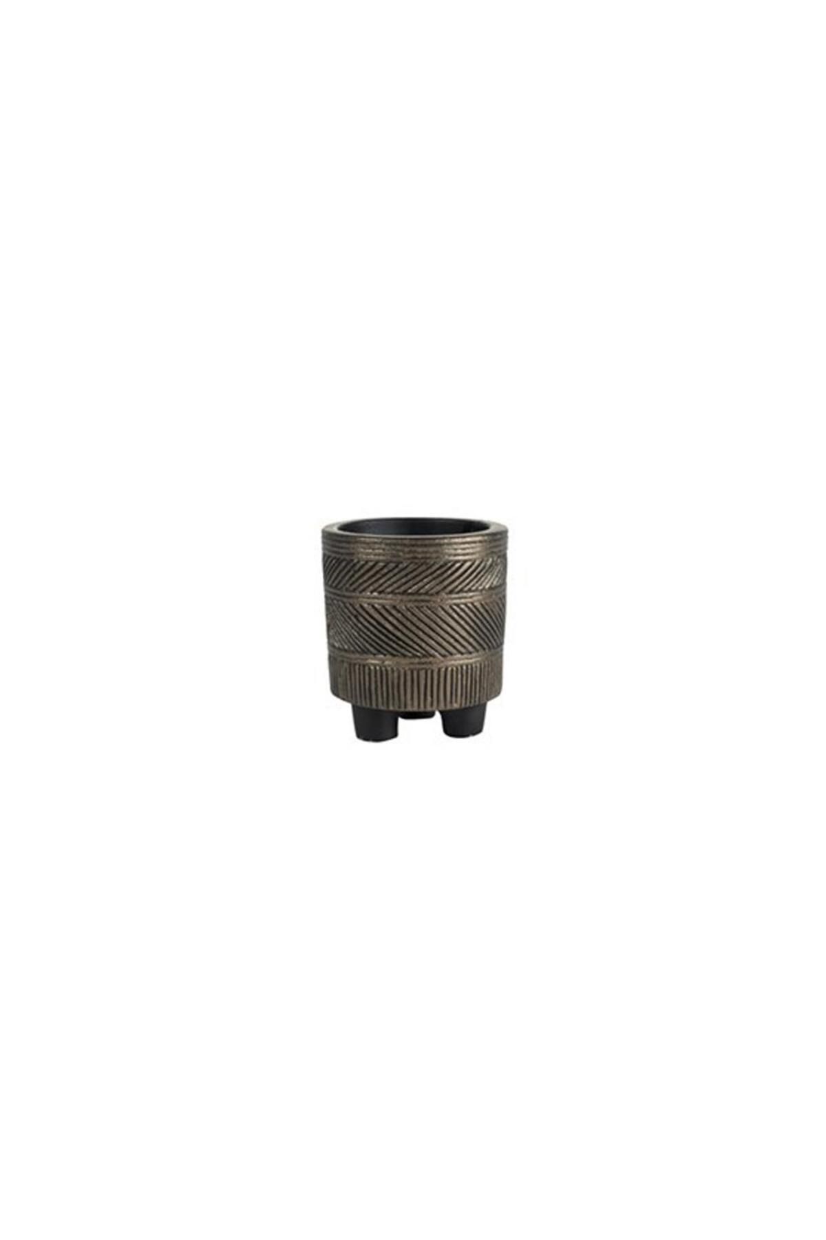 Ter Steege Nola Kahverengi Seramik Saksı 7*8cm