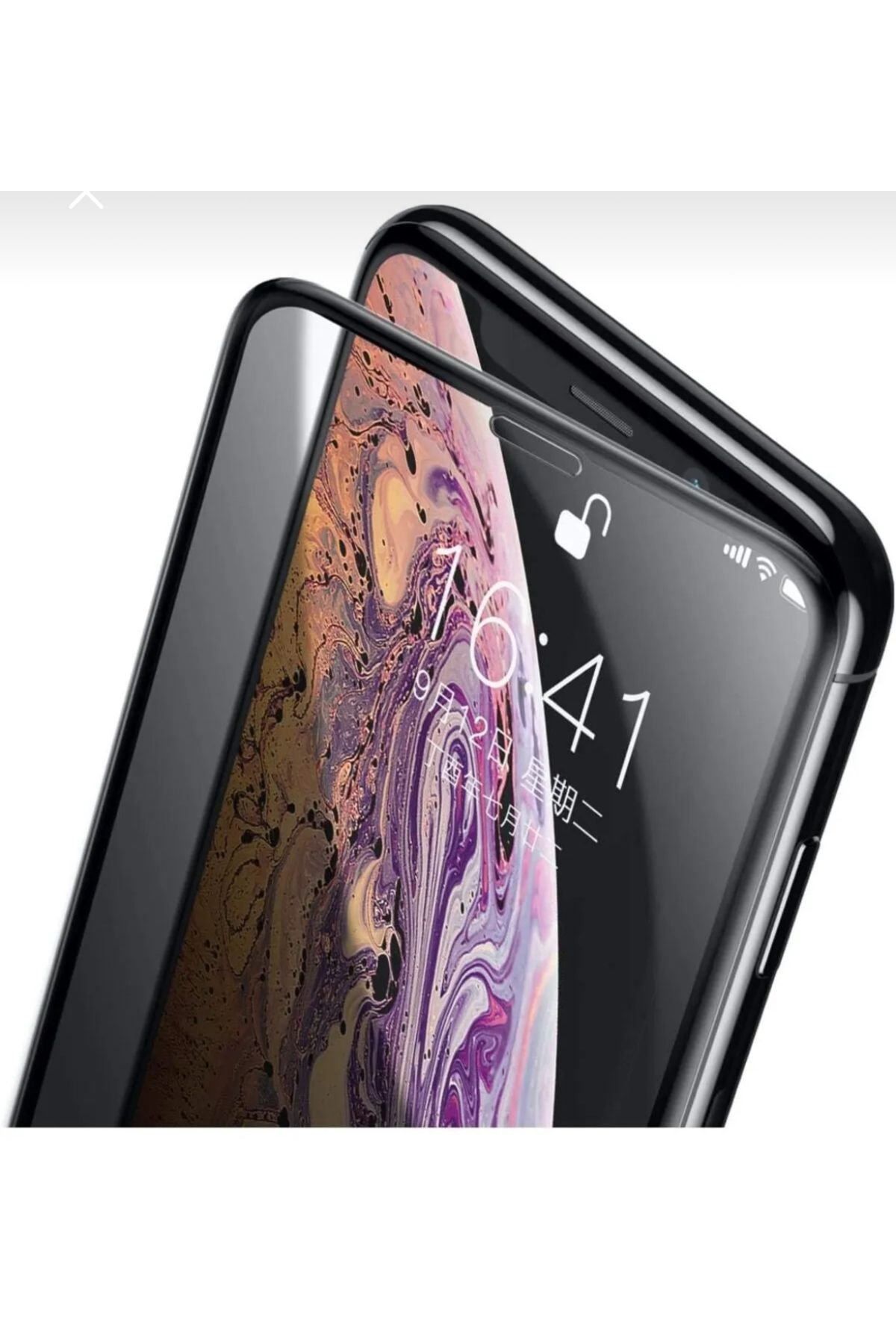 Store İPhone 12 12Pro Max Uyumlu Kırılmaz Cam 5d Premium Safır Curve Tam Kaplayan Kavisli Ekran Koruyucu