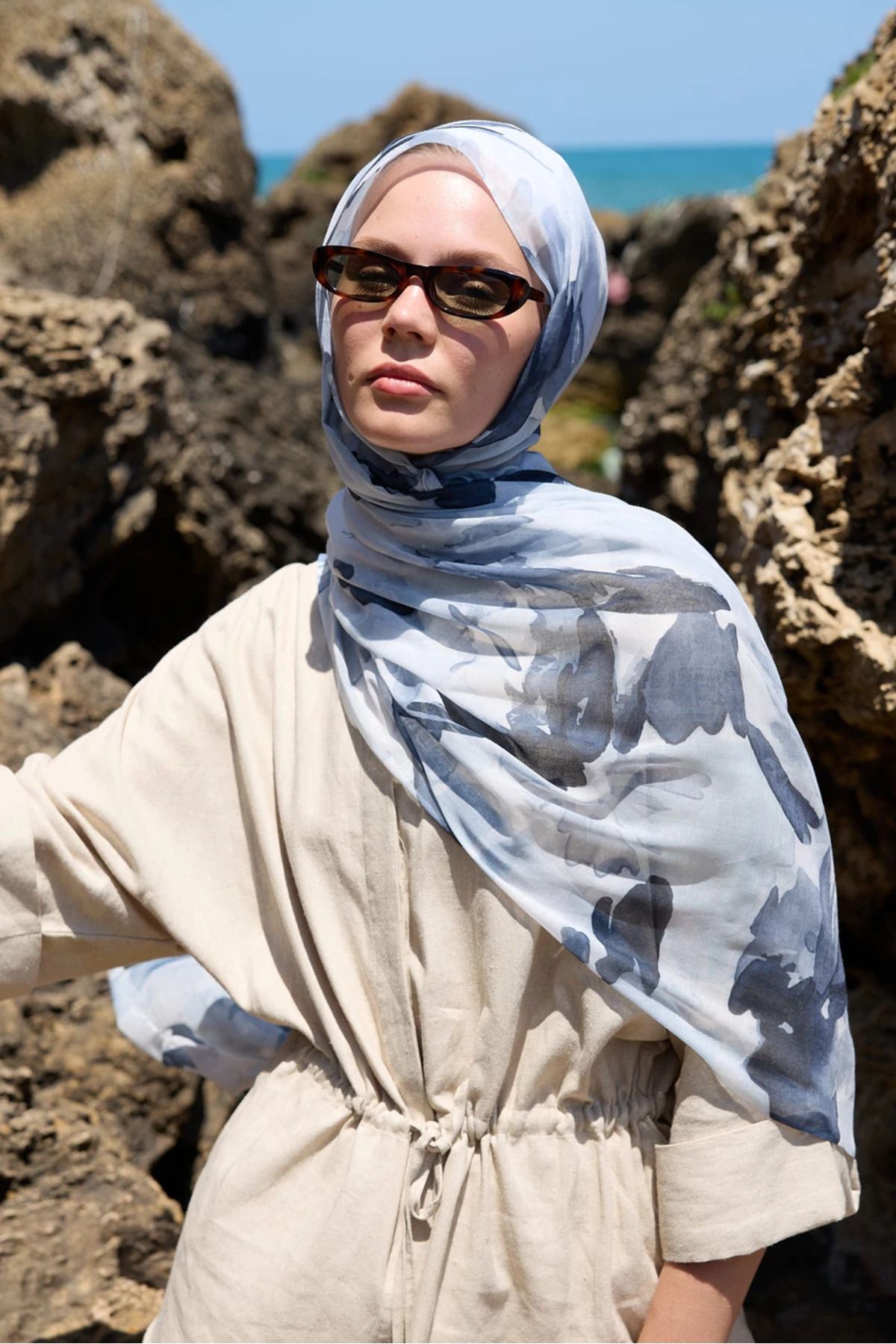 nazendescarf Mirelya desen aya şal