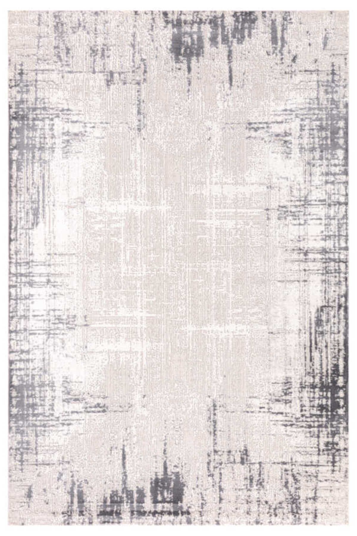 Classy Home Living Bafra Açık Gri Halı Yumuşak Oturma Odası Salon Çocuk Odası Mutfak Halısı P1189