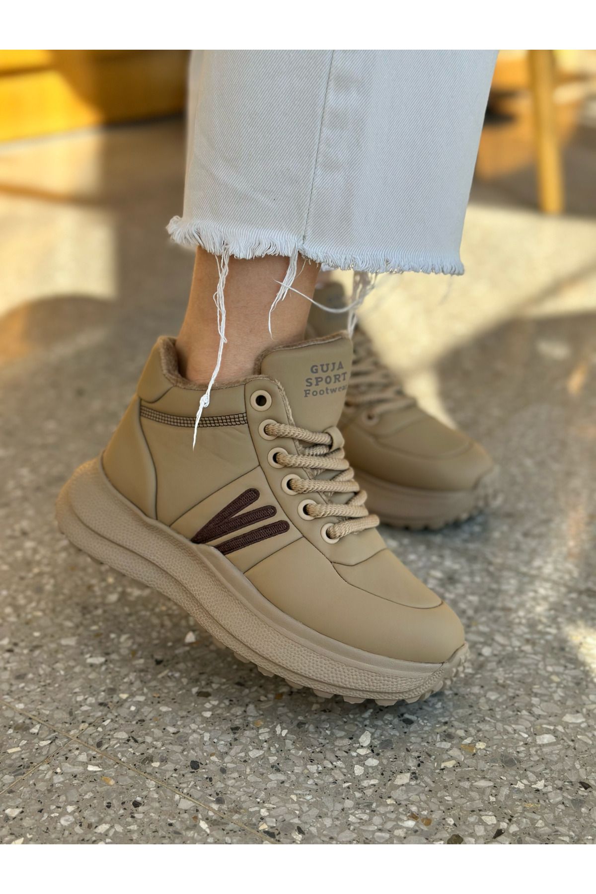 Guja KADIN İTHAL SNEAKER | CAMEL