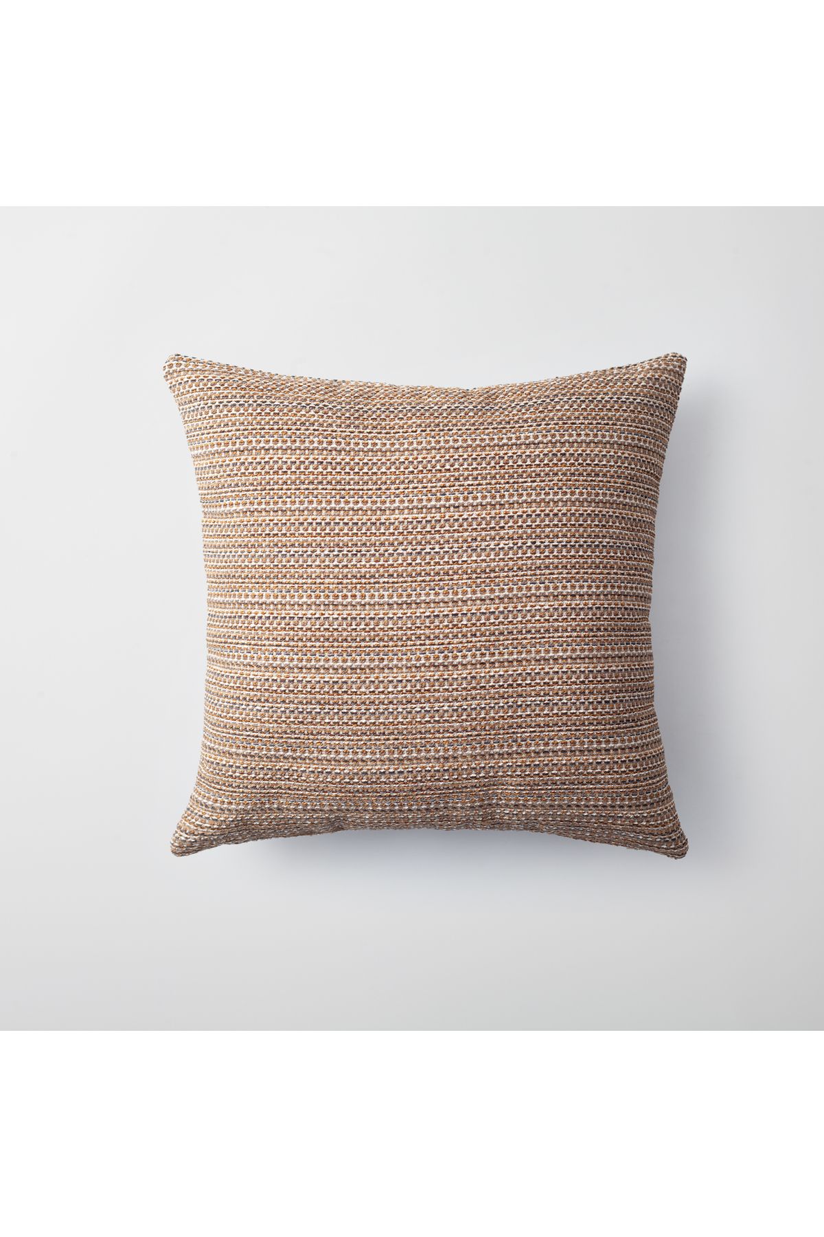 Fineroom Living " Kraft " - Dokulu Natural Hareketli Desenli Kırlent 45x45 (Ic Yastık Dahil)