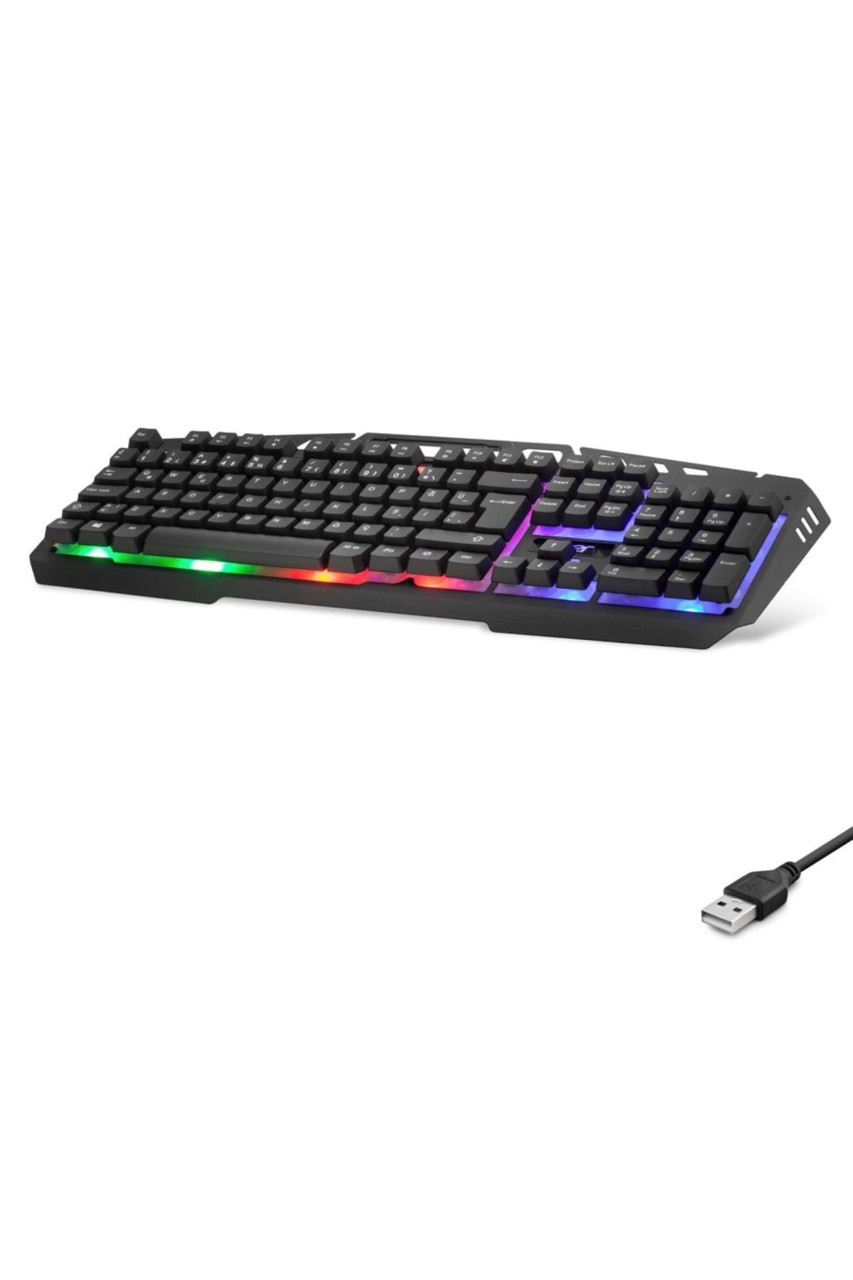 Skygo Kablolu Klavye Q Rgb Raınbow Siyah OKW213S