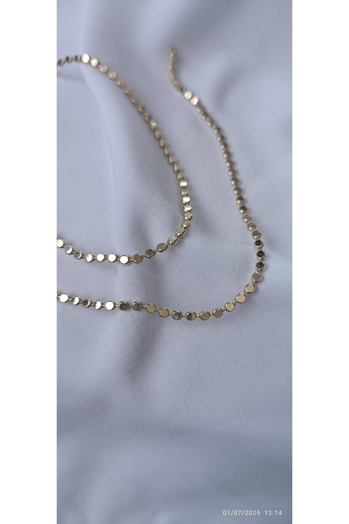 ARİ TAKI Ezme Gold zincir 50 cm