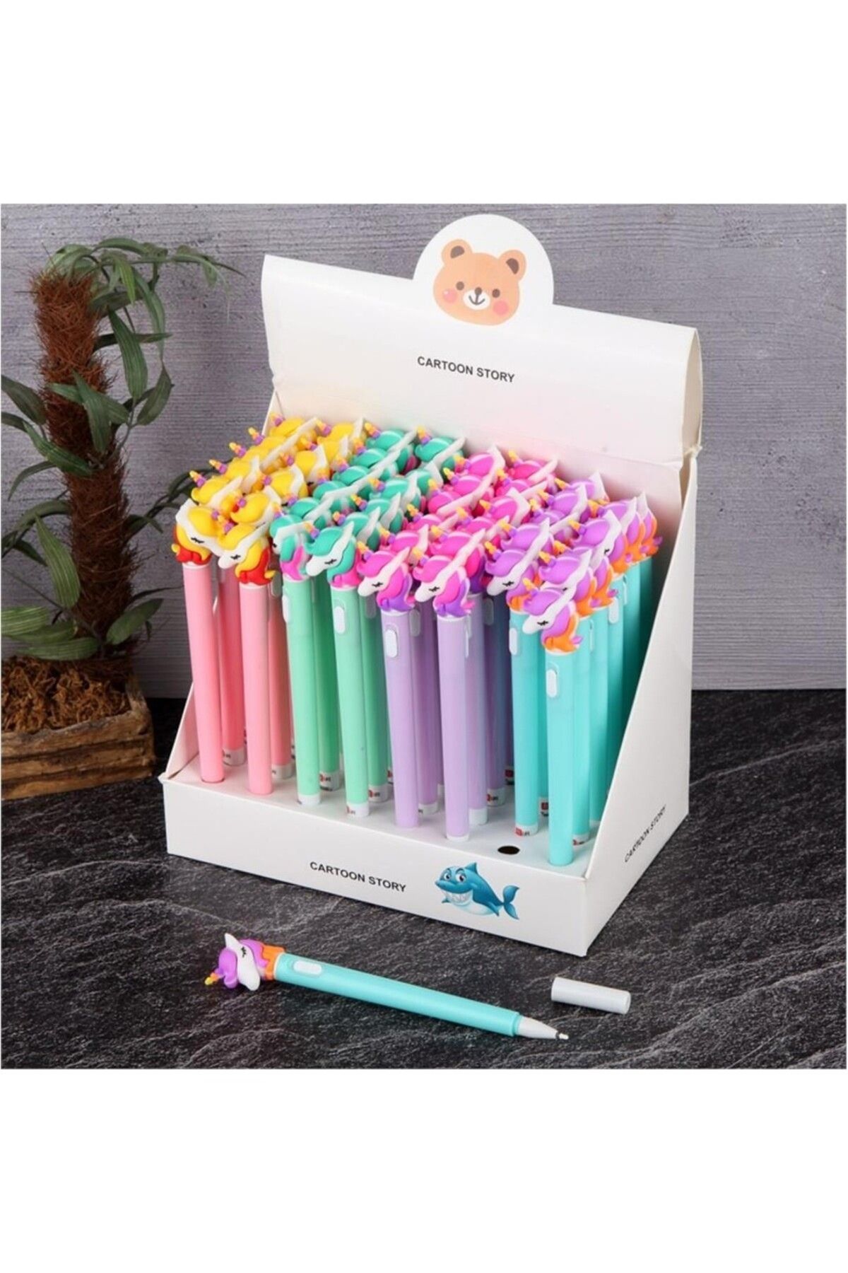 Miniso Tükenmez Kalem Işıklı Unicorn