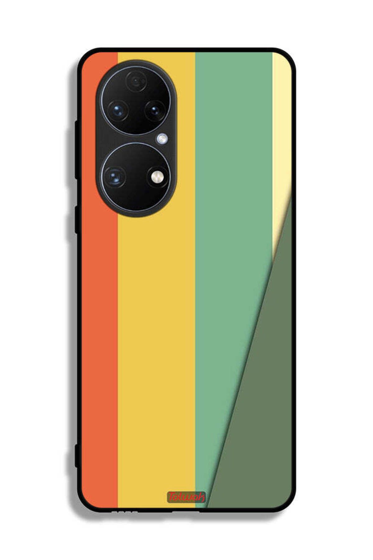 Tolwak-Huawei P50E Protective Case Cover Simple Pattern 2