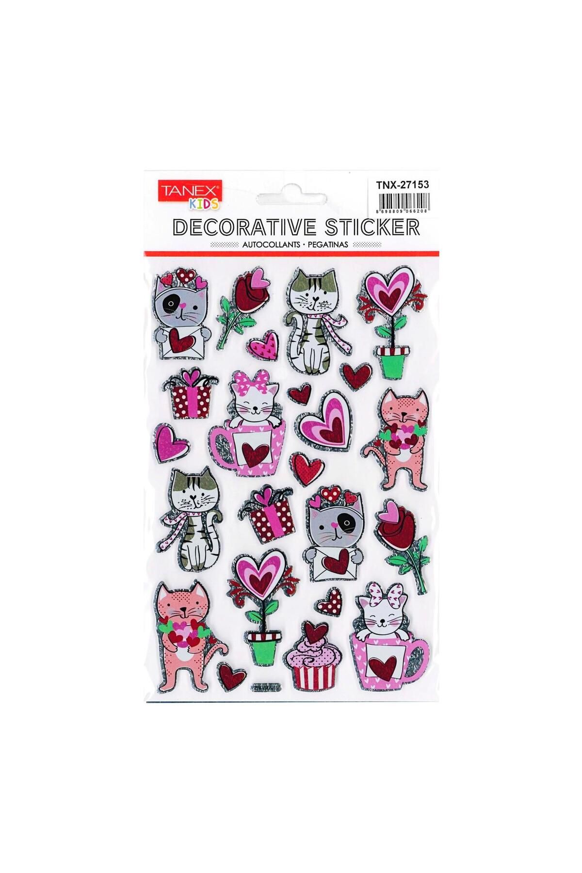 Tanex Kids Sticker Puffy Eva Serisi Kediler (27153)