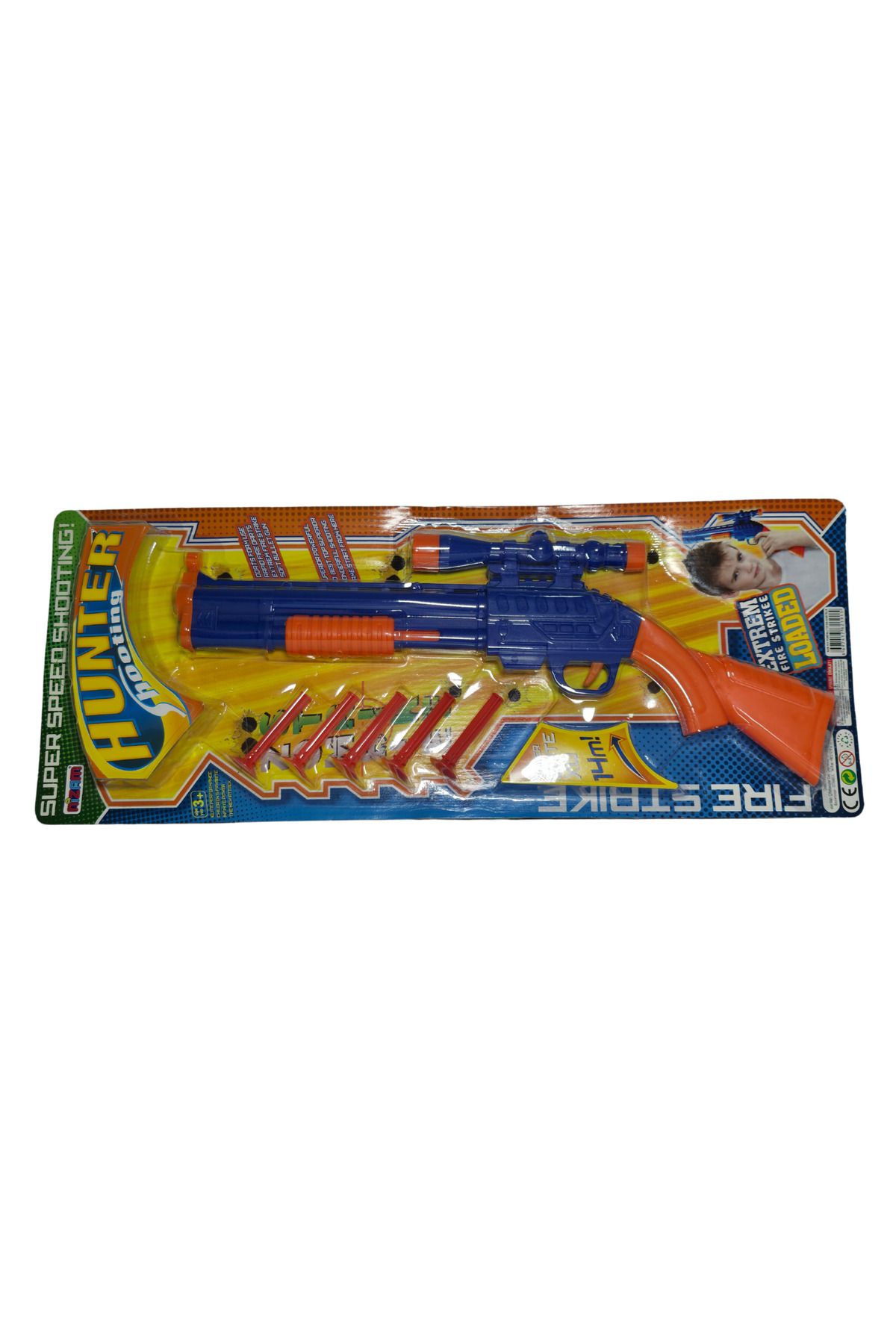 RAF Store Vantuz Yapışkan Mermili Pompalı Oyuncak Tüfek