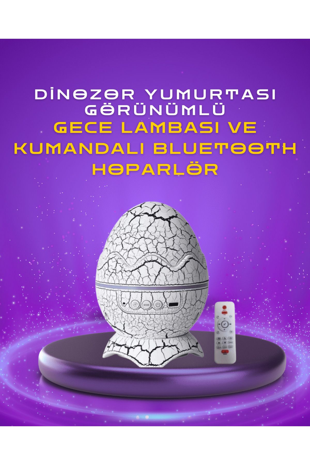 teknodayım Ayarlanabilir Parlaklık ve Sis Efektli Atmosfer Lambası