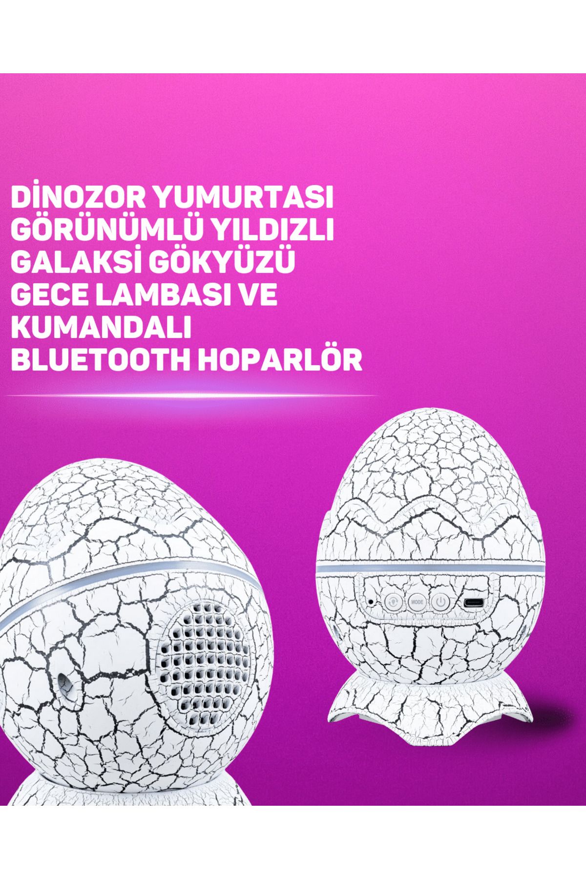 teknodayım Bluetooth Hoparlör Özellikli 7 Renkli Gece Aydınlatması