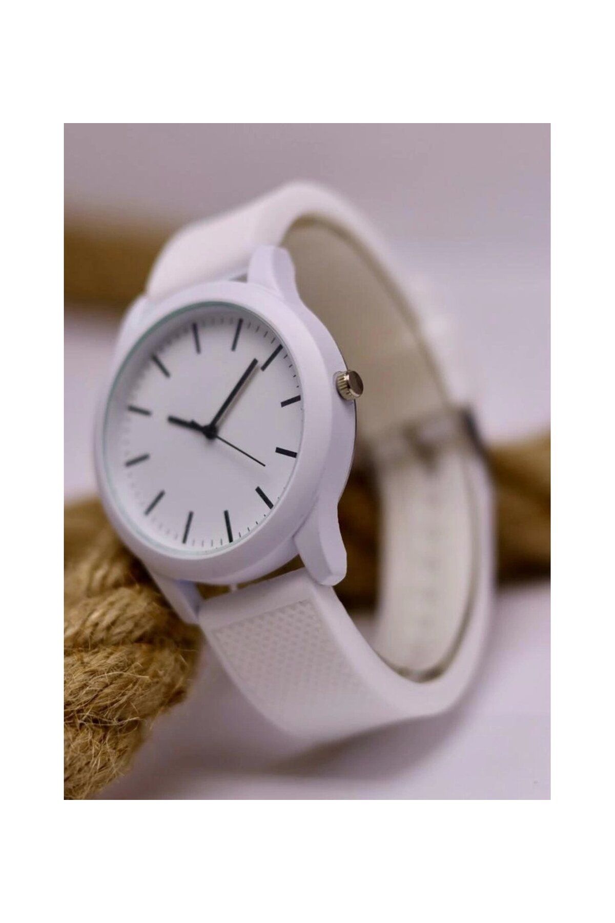 PROMARK UP Siyah Silikon Kordonlu Minimalist Kol Saati – Unisex Stil