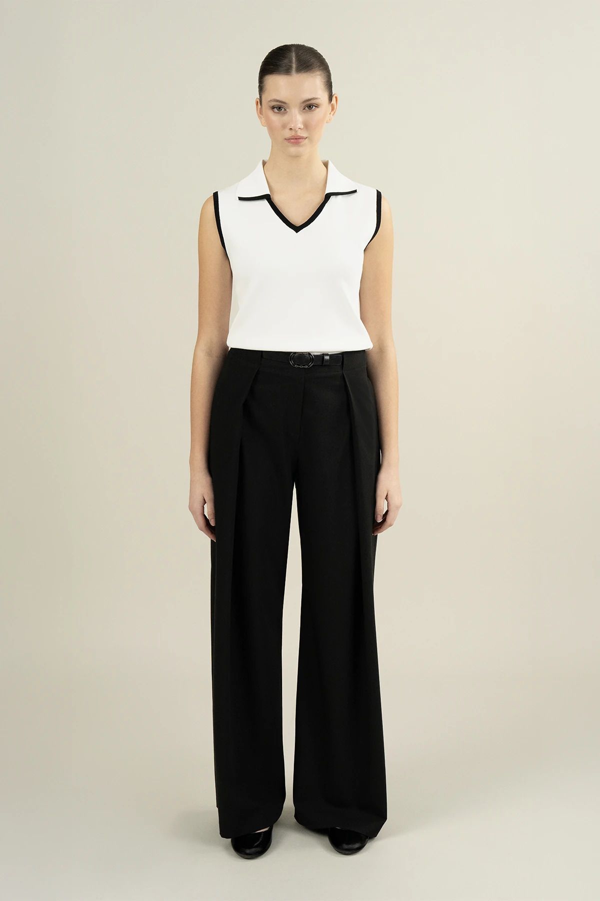 IDYL POLO V YAKA TRİKO BLUZ