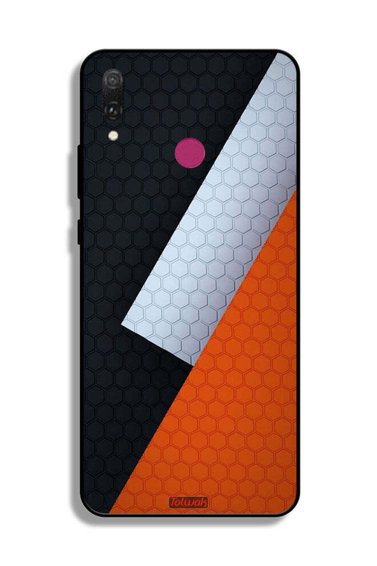 Tolwak-Huawei Y9 (2019) Protective Case Cover Pattern 2