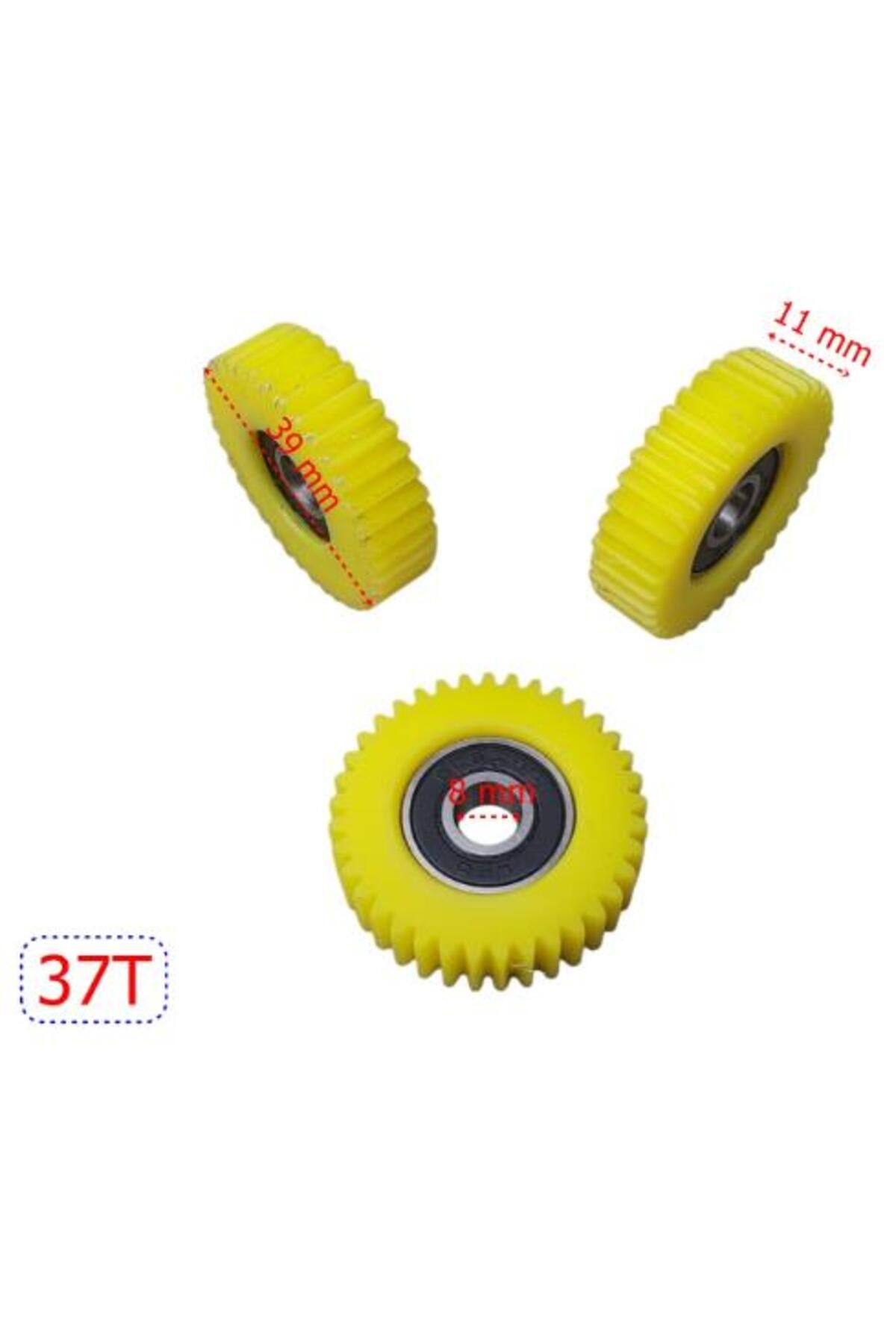 SEVGENT Plastik Dişli 37 Diş 3 Lü Set E-Bisiklet Fat Bike