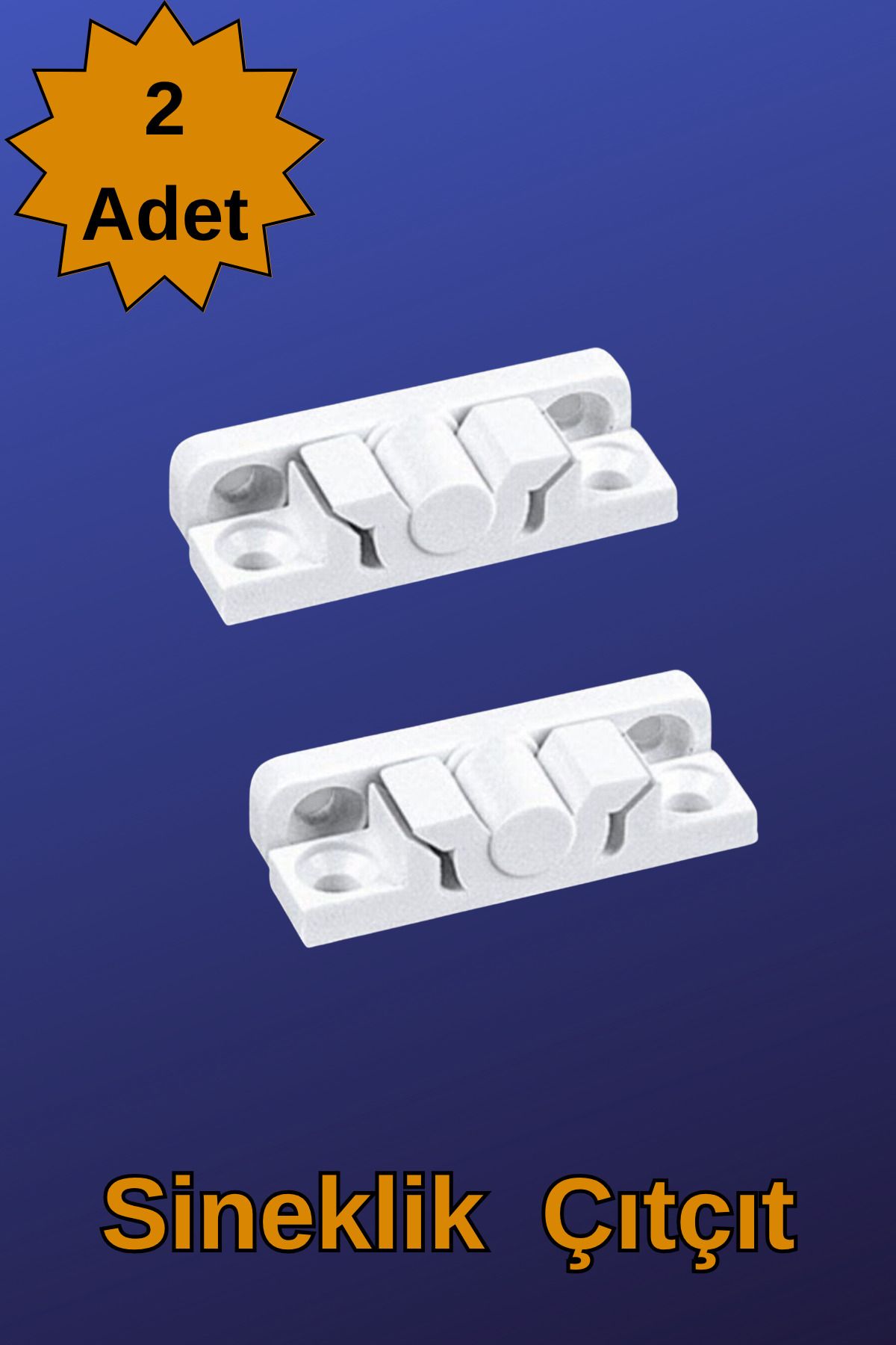 KuantumHome 2 ADET Pvc Pimapen Sineklik Çıtçıt ve Kiliti Çarpma