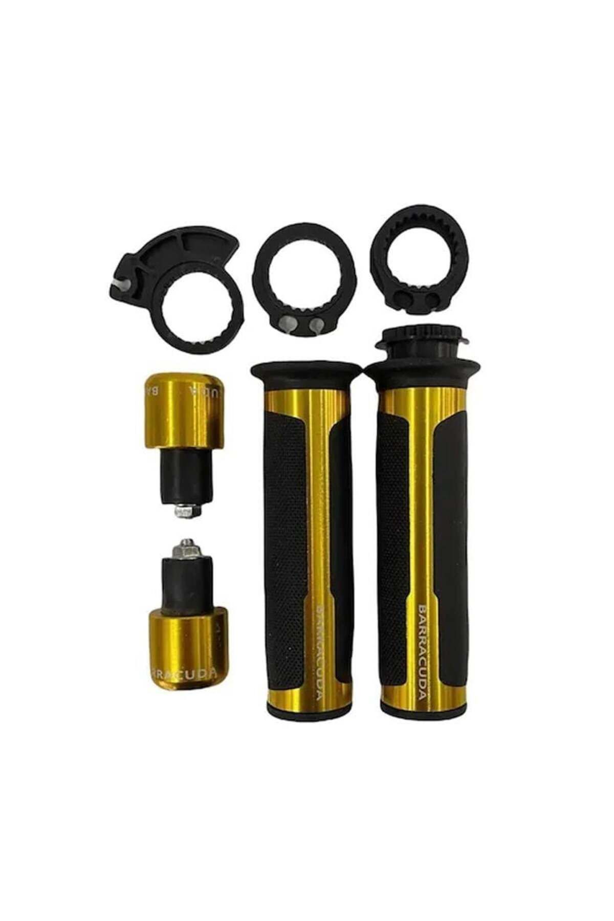 GOGOPREMİUM MOTOSİKLET UNİVERSAL ELCİK VE TOPUZ SETİ GOLD
