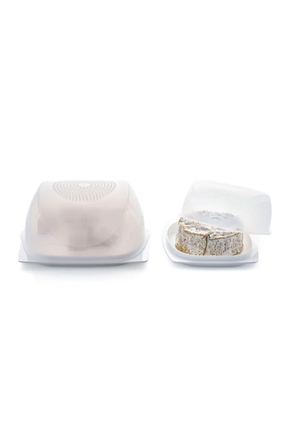 Tupperware-وعاء تقديم الجبن البلاستيكي الآمن للاستخدام في غسالة الأطباق والخالي من مادة BPA 3