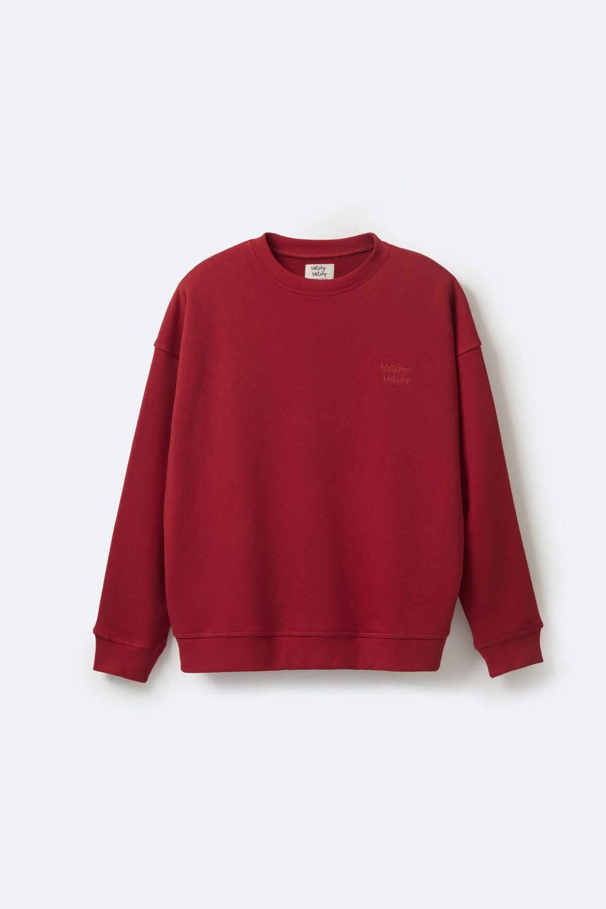 Matchy Matchy Kadın Red Oversize Sweatshirt