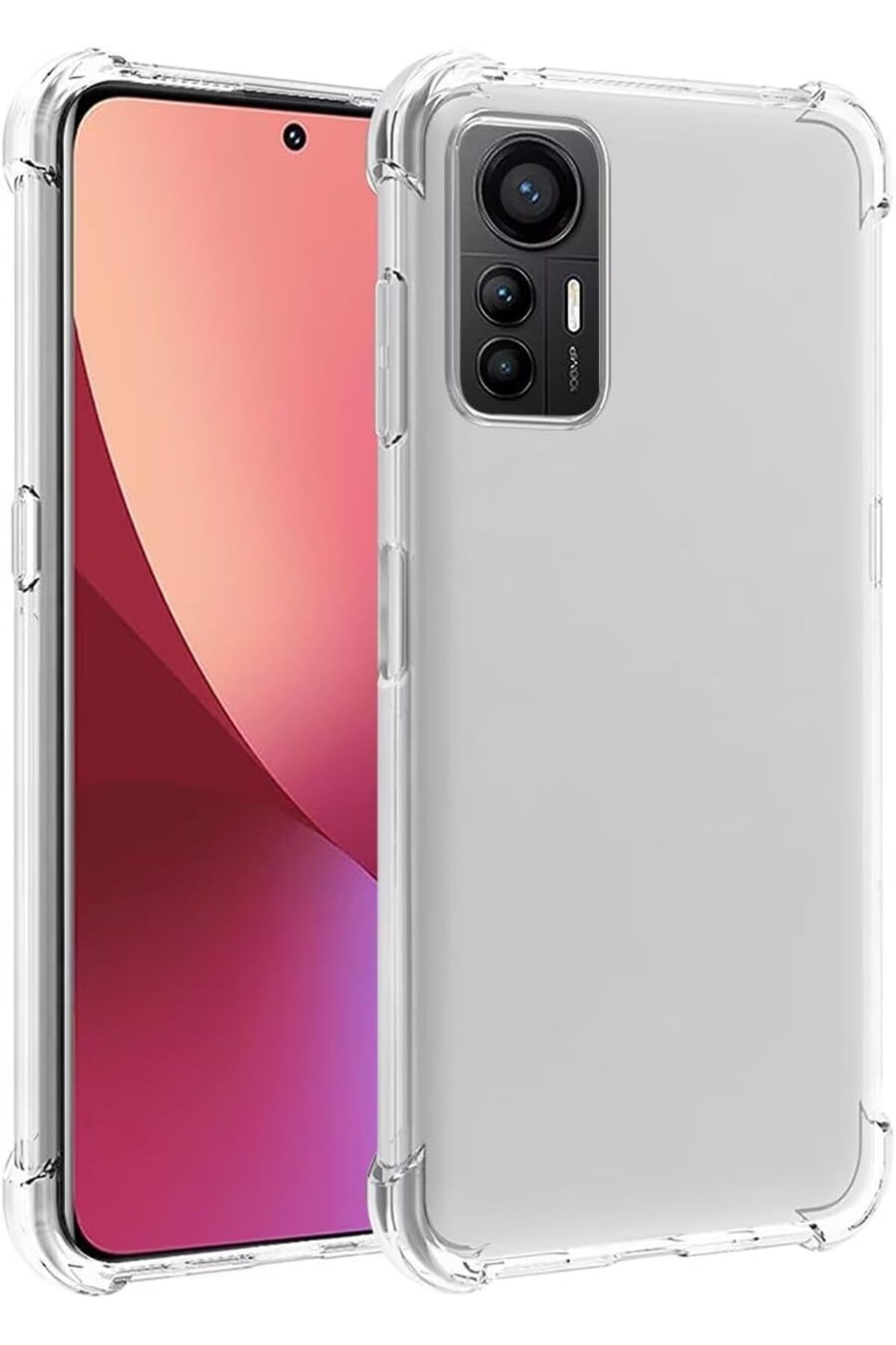 Ehr. Xiaomi Mi 12 Pro Uyumlu Darbe Önleyici Sararmaya Dayanıklı Airbag Korumalı Ultra Slim TPU Şeffaf Sil