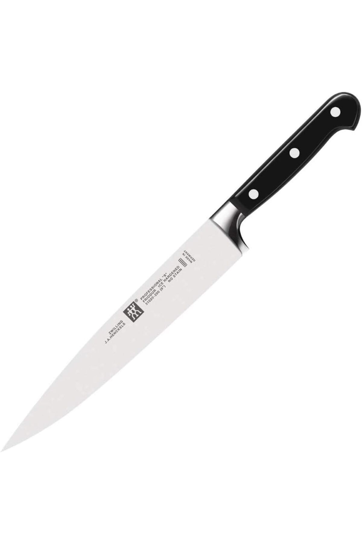Mena Rise TuonShop Profesyonel S Dilimleme Bıçağı, 200 mm, Paslanmaz Çelik, Siyah 1122991