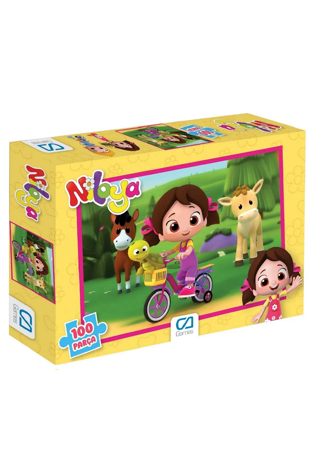 CA Games Niloya 100 Parça Puzzle Eğitici ve Öğretici Oyun