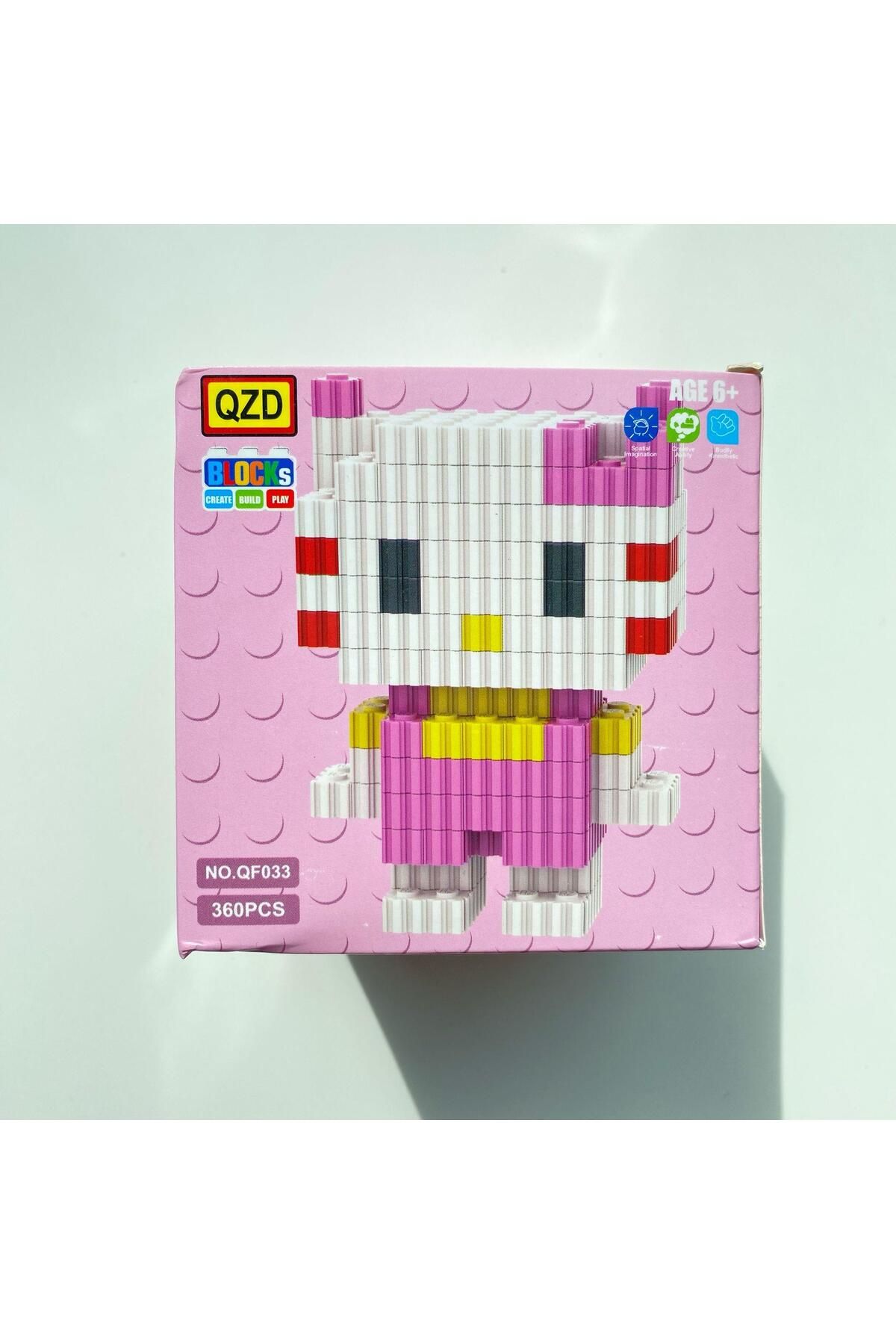 Wisevelya Pembe Hello Kitty Blocks Lego